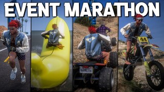 LOMBA BALAPAN 100 PESERTA DARI PANTAI SAMPAI PUNCAK GUNUNG TERTINGGI‼️- GTA 5 RP