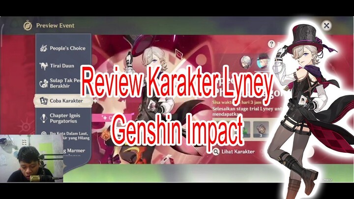 Review Karakter Lyney Genshin Impact