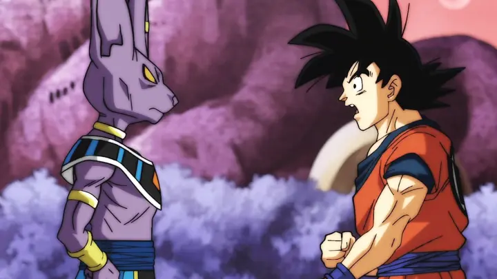 Beerus gets angry and prepares to destroy Sun Wukong, the power conference begins, and the cosmic po
