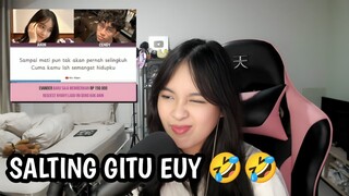 ANIN KOK SALTING GITU -  REAKSI ANIN LIAT DUET AI BARENG CENDY