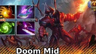 Doom Mid Greedy Magical Build ไฮไลท์ Meta ใหม่ Dota 2