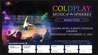 War Tiket Coldplay