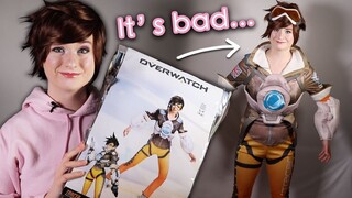 Trying on a $10 Tracer Halloween Costume | AnyaPanda