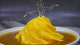 [อาหาร] กระโปรงยาวสีเหลือง ผมปลิวสยาย【ข้าวห่อไข่ชุดราตรี】