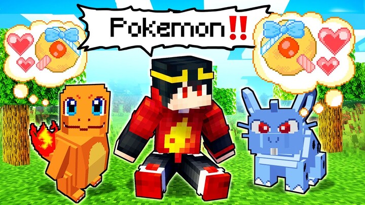 Mafia Keju DAPAT Dua POKEMON Lucu di MINECRAFT !