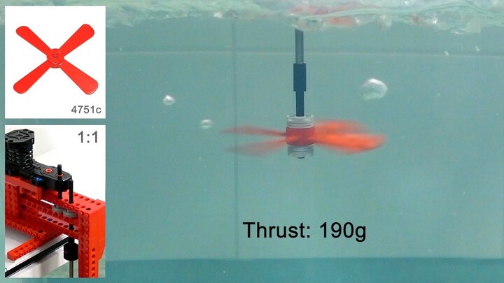 The Great Experiment — LEGO Propeller in Water