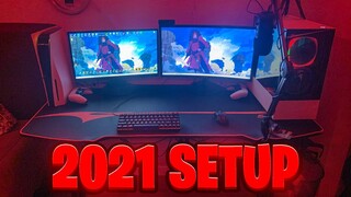 My 2021 Gaming Setup | My $600 Manga Collection