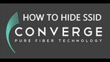 how to hide SSID (TAGALOG) / CONVERGE / Cisco DPC3825 ROUTER