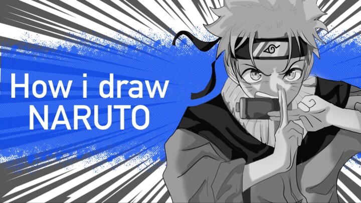 Drawing Naruto Uzumaki// Speed paint