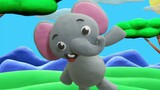 Elephant compilation Stop motion cartoon for children - BabyClay
