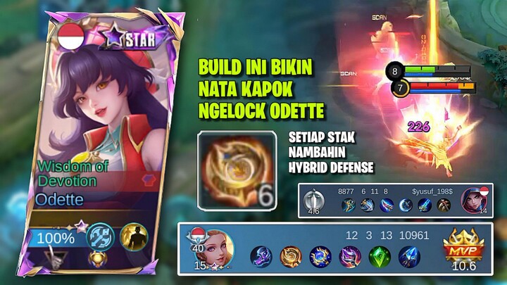 SETTINGAN EMBLEM DAN BUILD SERTA TIPS & TRIK CARA LAWAN NATALIA ROAM PAKE ODETTE