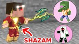 Monster School : Noob Super Hero SHAZAM Fighting The Baby Baby Zombie Evil - Minecraft Animation