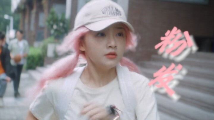 I actually saw such a vibrant hair color in a Chinese drama!!!