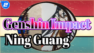 [Genshin Impact] Menggambar Ning Guang mengenakan pakaian lain_2
