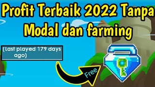 Profit Terbaik 2022 Tanpa Modal 100% | Growtopia indonesia