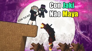 Minecraft LỚP HỌC MA SÓI 2 #5- JAKI ĐIỂM CAO NHẤT LỚP NHỜ BỘ NÃO CỦA MẸ MAYA  🐺 vs 🧠