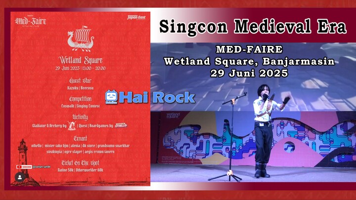 Fukai Mori (SEKAI NO OWARI) at Singcon MED-FAIRE, Wetland Square