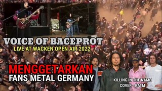 VOB MENGGETARKAN FANS METAL JERMAN ‼️ WACKEN OPEN AIR 2022 - KILLING IN THE NAME (RATM) COVER