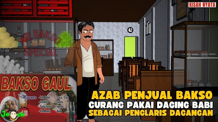 AZAB PEDAGANG BAKSO CURANG PAKAI DAGING BABI SEBAGAI PENGLARIS DAGANGAN   SI