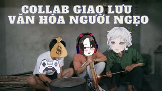 Đôi bạn trẻ Ainoe và Skyes giao lưu đặc sản trong buổi collab
