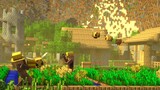 BEES LIFE - Steve And Alex ( Minecraft Animation )