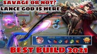 LANCELOT BEST BUILD 2021 - MASKED KNIGHT - MOBILE LEGENDS