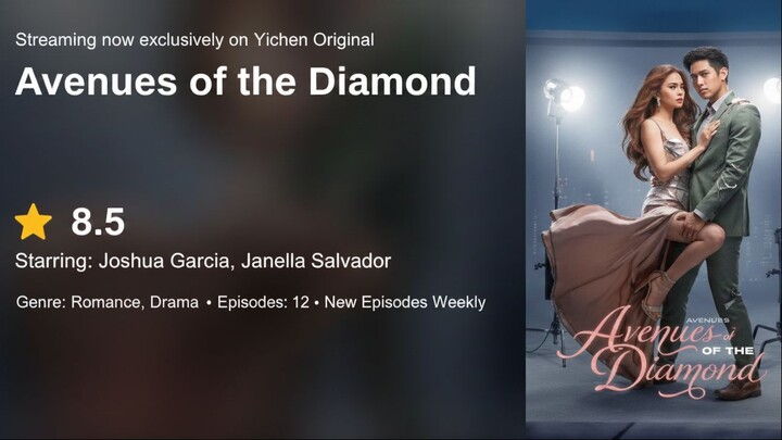Avenues of the Diamond Tagalog Dubbed Episode 1 - 10