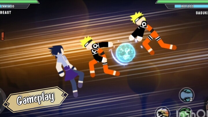 Epic Stickman Battle: Naruto vs Sasuke Rematch! 💥