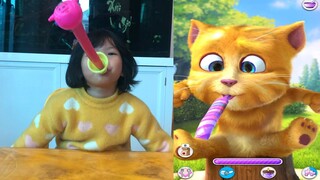 Em gái Xí Muội bắt chước mèo tom Ginger2 🐱💖 Em gái Xí Muội Tập 2💖
