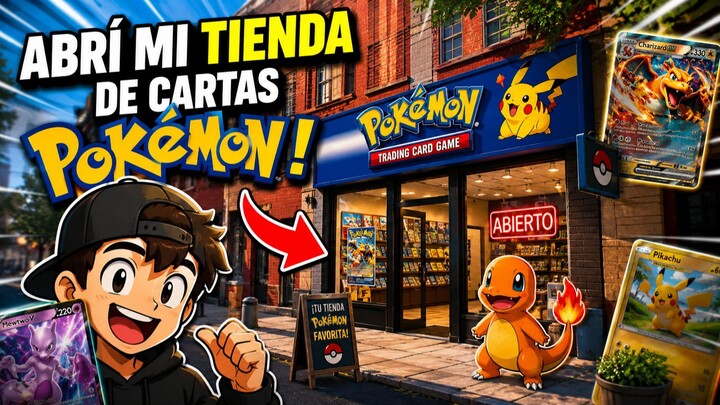 ¡ABRÍ MI PROPIA TIENDA DE CARTAS POKÉMON! 😱🃏