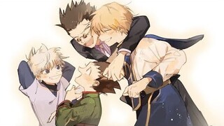 Leorio x Kurapika And Killua x Gon Fact in one scene