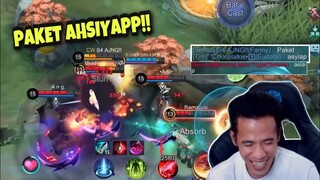 GAPAPA FANNY KU NOOB YANG PENTING TEMAN KU BODOO!! PAKET AHSIYAPP KWKW