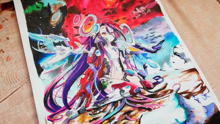 The second-year student burst into liver for 10 hours! ! Mark pen hand-painted battle damage Shubi (