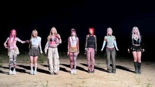 Wolves dancing in the moonlight