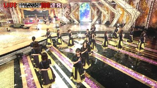 Hinatazaka46 Tsuki To Hoshi Ga Odoru Midnight - (@ TV Tokyo Ongakusai 2022)