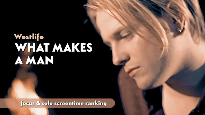 Westlife - What Makes a Man [ focus & solo screentime]