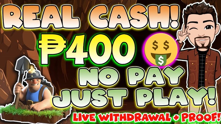 REAL CASH... NO PAY JUST PLAY! P400 PESOS WITH LIVE WITHDRAWAL & PROOF!