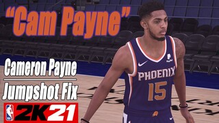 Cameron Payne Jumpshot Fix NBA2K21 with Side-by-Side Comparison