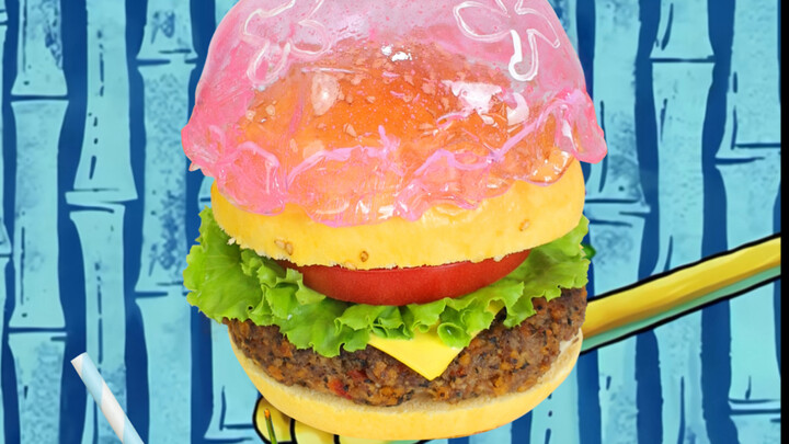 Thật sự có món hamburger vị sứa luôn á!!! Phục dựng 2000% chiếc mũ tắm hình con sứa và bánh cua hoàn