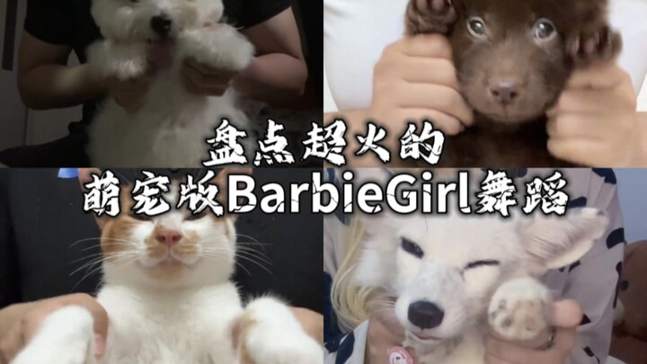 Melihat versi hewan peliharaan lucu yang sangat populer dari tantangan menari BarbieGirl, mana yang 