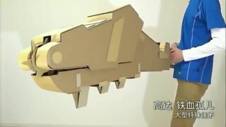 日本鬼才小哥将快递纸箱玩起动漫道具爆火网络！！