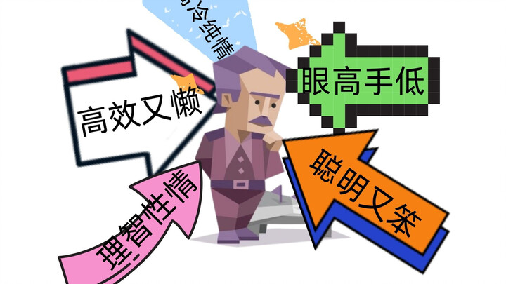 intj的“极致反差”！（懒就是高效）
