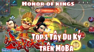 Top 5 nhân vật Tây Du Ký lên MoBa-Honor of kings-VGVD