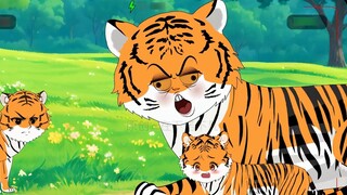 Seseorang sebenarnya ingin melakukan masturbasi anak harimaunya di depan induk harimau