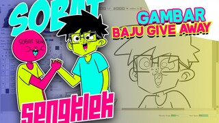 GAMBAR BAJU SOBAT SENGKLEK GIVE AWAY 1 JUTA SUBCRIBER - MENGGAMBARRR