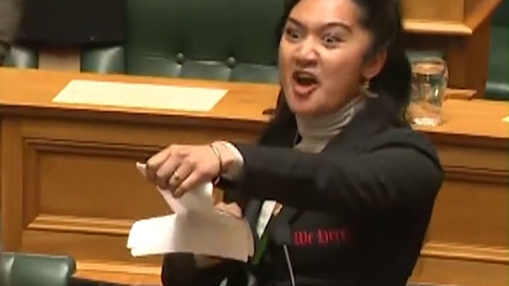 Maori MPs perform haka in protest at New Zealand Parliament