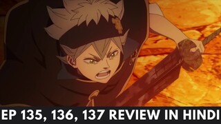 Black clover episode 135, 136,137  Review in Hindi