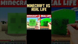MINECRAFT VS REAL LIFE #minecraft #viral #shorts