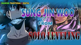 Sung Jin Woo Karakter dengan develop yang menjanjikan ! | Solo Leveling fuse art work