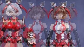 สิงโตแดง! Yumodao ATKGIRL Eternal Daytime Ridge King Awakening Lion Machine Girl Assembly Model [รีว